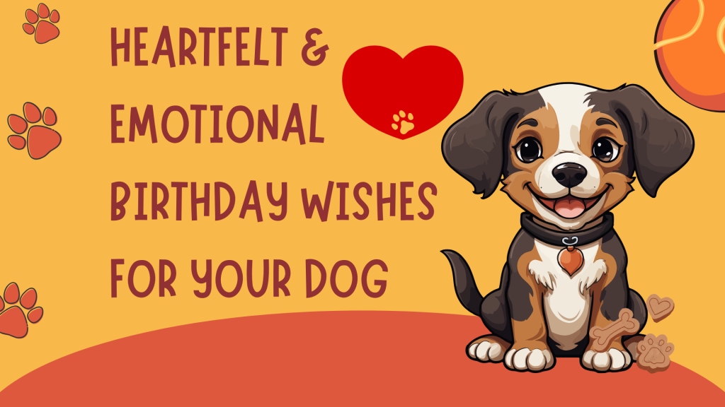 Heartfelt & Emotional Birthday Wishes for Your Dog